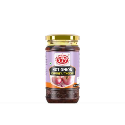 777 Hot Onion Chutney / Thokku 300gr x 10 Pack