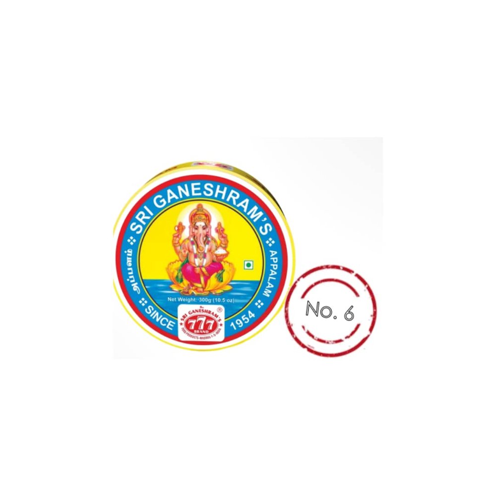 777 Appalam - Dia 3" No:6-100gr x 30 pack