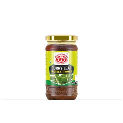 777 Curry Leaf Chutney / Thokku 300gr x 10 Pack