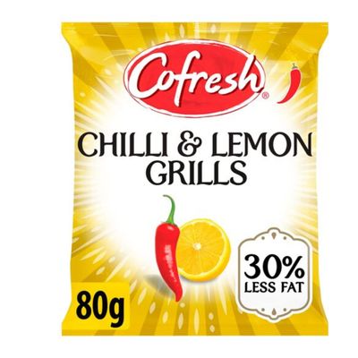 Cofresh Chilli & Lemon Flavour Potato Grills 80gr x 15 Pack