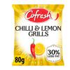 Cofresh Chilli & Lemon Flavour Potato Grills 80gr x 15 Pack view 1