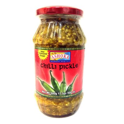 Ashoka Chilli Pickle 500gr x 20 Pack