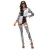 Adult Outfit Circus Costume Masquerade Sexy Uniforms Role Play Clothes Performance Costume,As Photo,XL view 1