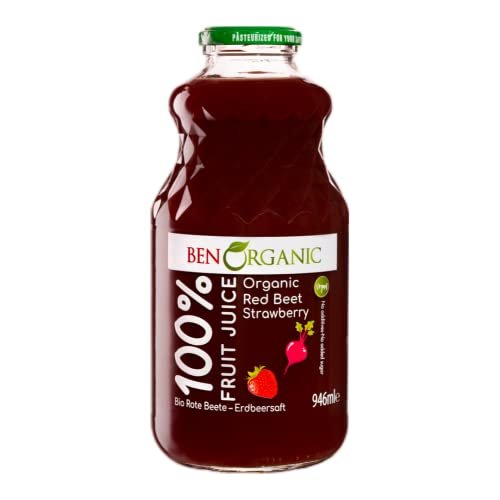 BenOrganic 100% Red Beet Strawberry Juice 946ml x 5 pack