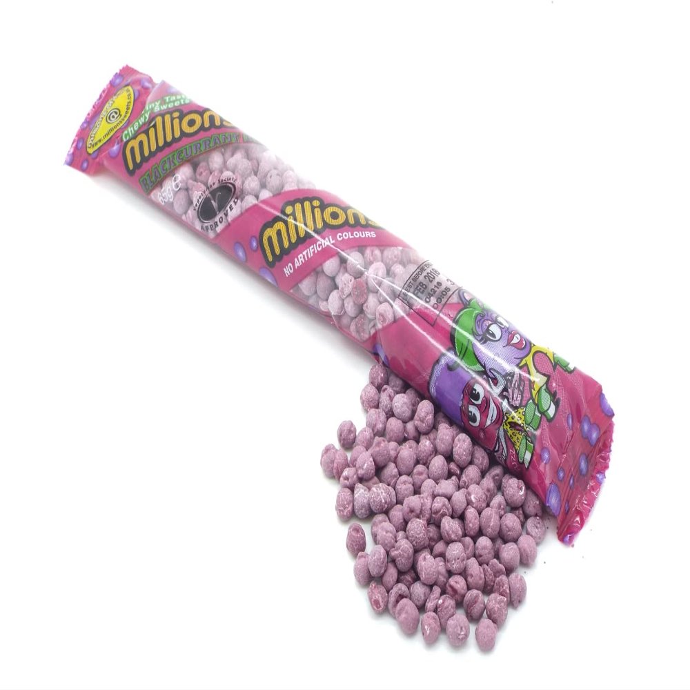 Millions Blackcurrant Buzz Pack - 12 (Box) Chewy Sweets