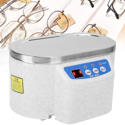 BrightFootBook 30/50W Ultrasonic Cleaner, Sonicator Bath 40Khz For Watches Contact Lens Glasses Denture Teeth Electric Makeup Razor Brush
