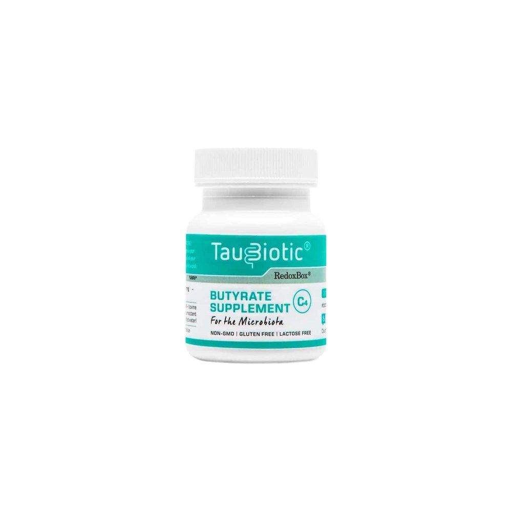 TauBiotic 30 caps. by RedoxBox - Butyrate (tributyrin) Gut Microbiota & Digestion Support.