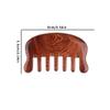 moisture Comb Set Hair Comb Handcraft Ebony Hair Comb Massage Comb Suitable for Home Use for Thick Curly Hair Wide Tooth Comb for Hair Styling Gifts Womens Hair Comb (Color : C) view 2
