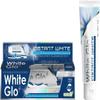 2 x White Glo Instant White Optic Technology Whitening Toothpaste + Toothbrush view 1