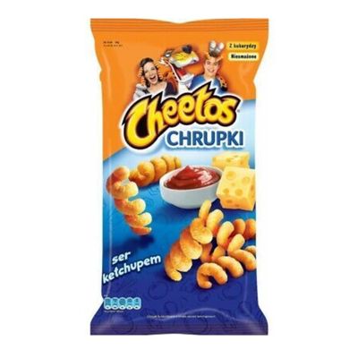 Cheetos Cheese & Ketchup XXL Flavoured Corn Snacks 145gr x 10 pack