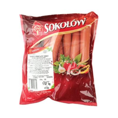 Sokolow Franks Farmers with Turkey 1.1kg x 5 pack