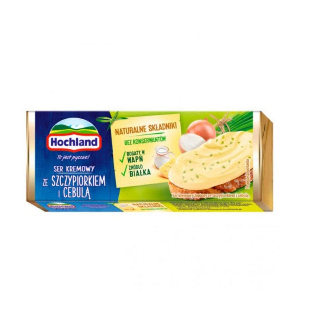 Hochland Block Cheese with Onions 90gr x 15 pack