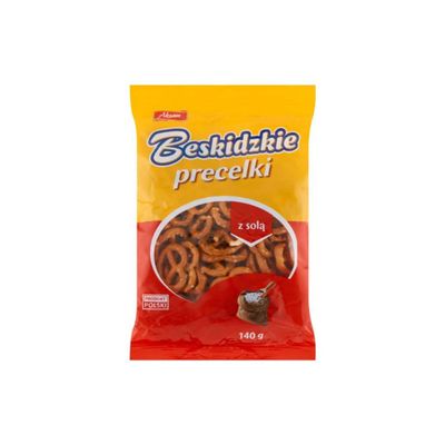 Aksam Salty Pretzels (Precelki Sol) 140gr x 20 pack