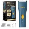 Favrison Body Hair Trimmer for Men & Women, Ball Trimmer, Mini Electric Body Groomer for Underarm, Chest, Groin, Balls, with Safety Blade, Waterproof Wet Dry Use, Low Noise (Dark Green) view 1