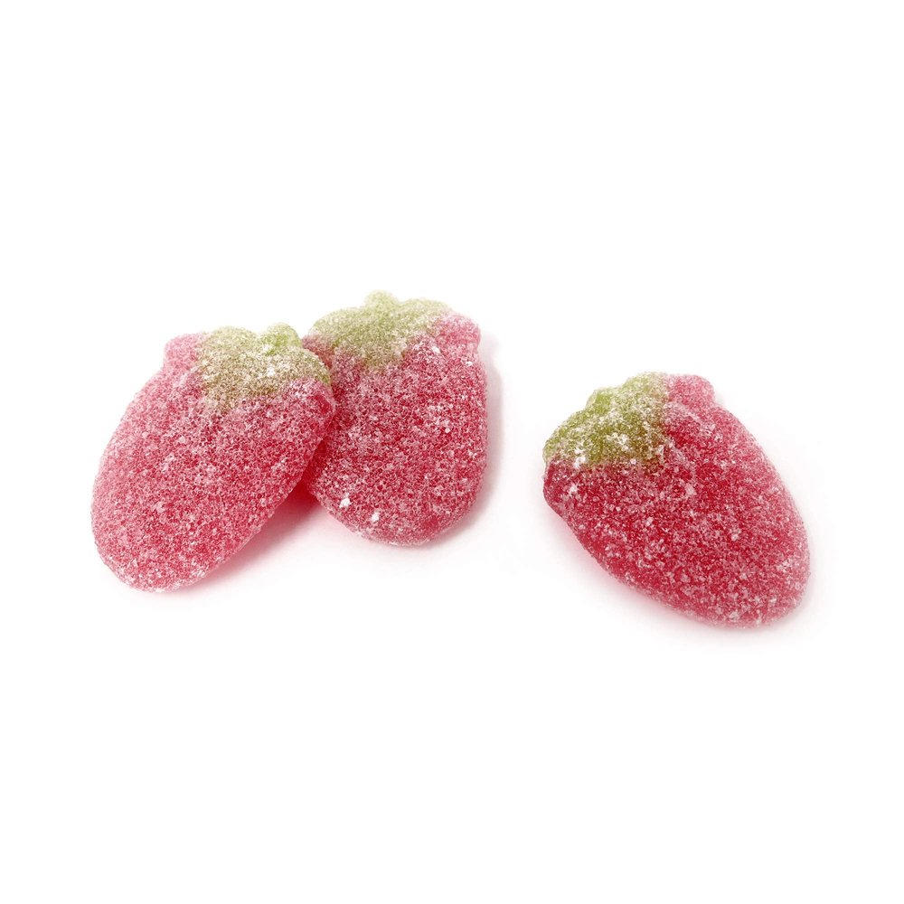 Fizzy Strawberries - 200g Gummy Sweets