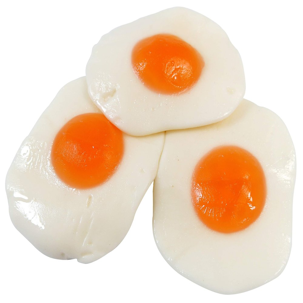 Giant Fried Eggs - 1000g Gummy Sweets