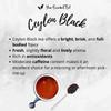 Ceylon Tea Black Loose Leaf Tea (500g) - Broken Orange Pekoe Sri Lanka Leaves Malty Golden Premium Mild Smooth Classic Full-Bodied Flavourful Long Lasting Freshness Closed in Resealable Pouch view 3