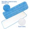 40 Pack Microfiber Cleaning Pad Machine Washable Flat Mop Head Replacement Reusable Household Replacement Mop Pads for Hardwood and Hard Surface Floor Cleaning and Scrubbing Fit Most Wet or Dry Mops view 4