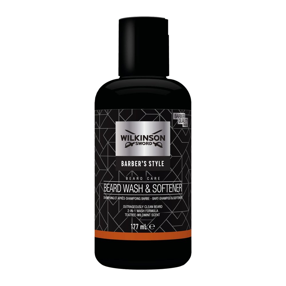 Wilkinson Sword - Barber's Style For Men | Beard Wash & Softener | 177ml