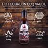 Poppamies BBQ Sauce Hot Bourbon - Well-suited for grilled food and burgers and for use as a dip and cooking sauce - Spiciness 6/10-410g view 4