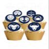 24 Precut Round Star Signs Horoscope Edible Wafer paper Cake Cupcake Toppers view 1