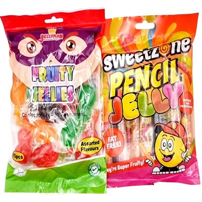 Jellyman Fruity Jellies & Fruit Jelly Straw Sticks. 25 pieces of Tik Tok Challenge fun. Halal & Fat free.