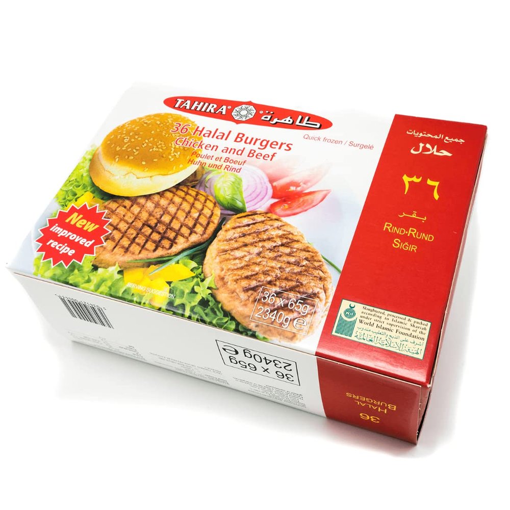 Halal Tahira Beef & Chicken Burgers