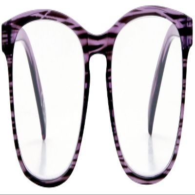 Foster Grant Eye care Constance Reading Glasses, Translucent Purple, 53mm x 18mm 140mm UK