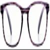 Foster Grant Eye care Constance Reading Glasses, Translucent Purple, 53mm x 18mm 140mm UK view 1