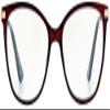 Foster Grant Elm Alianna Blue Light Reading Glasses, Translucent Wine, +1.50 Magnification UK view 1