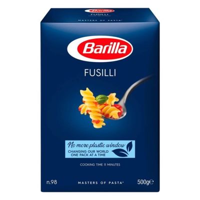Barilla Pasta 500gr Fusilli x 15 pack