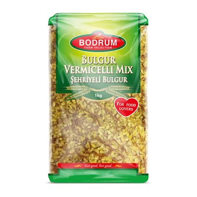 Bodrum Coarse Bulgur with Vermicelli 1kg x 10 Pack