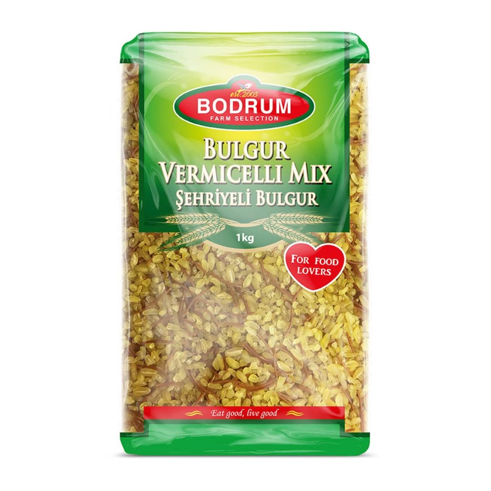 Bodrum Coarse Bulgur with Vermicelli 1kg x 10 Pack