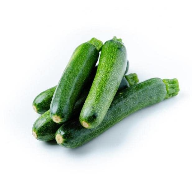 Fresh Mini Courgette/Zucchini  6 Units per Pack, 3-Pack Bundle, Crisp & Farm-Fresh