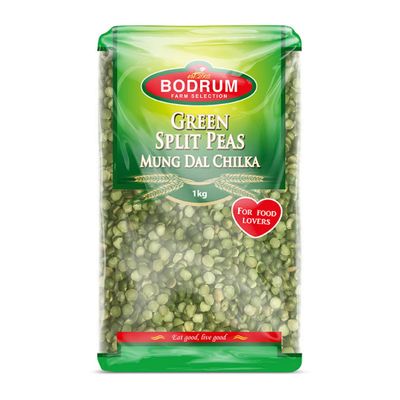 Bodrum Green Split Peas 1kg x 10 Pack