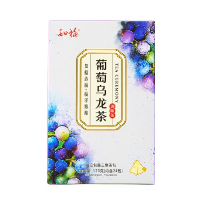 Socobeta Grape Oolong Tea 24pcs Cold Brew Fruit Tea Bags for Casual Drinks in The Morning and Afternoon Time Kitchen Home Appliances