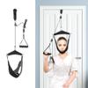 Fanwer Neck Stretcher Cervical Neck Traction Device, Double Ratchet Neck Stretcher Hammock Over The Door Device for Neck Pain Relief, Arthritis view 1