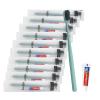 Disposable Toothbrush with Toothpaste Pack of 25,Green Hotel Toothbrush Set Individually Wrapped Manual Travel Toothbrush Kit for Adults,Kids,Hotel,Homeless,Nursing Home,Charity view 1