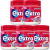 5 x 60 piece Tub Strawberry Flavour Chewing Gum Sugar Free Dental Oral Care view 1