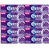 10 x 10 piece Blueberry Flavour Chewing Gum Sugar Free Dental Oral Care view 1