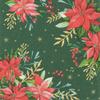 20 napkins, Christmas star according to tradition, green, winter, Christmas, table decoration, decoupage, napkin technology, 33 x 33 cm view 1
