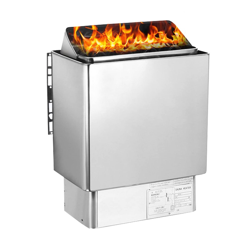 9KW Electric Sauna Heater, Sauna Stove Oven Dry Steam Sauna, with Integrated Internal Control, Personal Commercial for 9m Room
