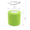 20 Pieces 5cm Self Adhesive Bandage Wrap Non-Woven, Sports Injury, Wrist, Ankle Sprains and Swelling-Beige,4.5m Long view 2