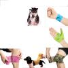4.5m Colorful Sport Self Adhesive Elastic Bandage Wrap Tape For Knee Support Pads Finger Ankle Palm Shoulder-Pink-2,10cm X 4.5m view 2