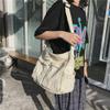 TYTOGE Large Capacity Hobo Crossbody Bag, Canvas Messenger Crossbody Bag Messenger Bags Travel Shoulder Bag with Multiple Pockets Casual Bags Shoulder Tote Bag for Women and Men view 2