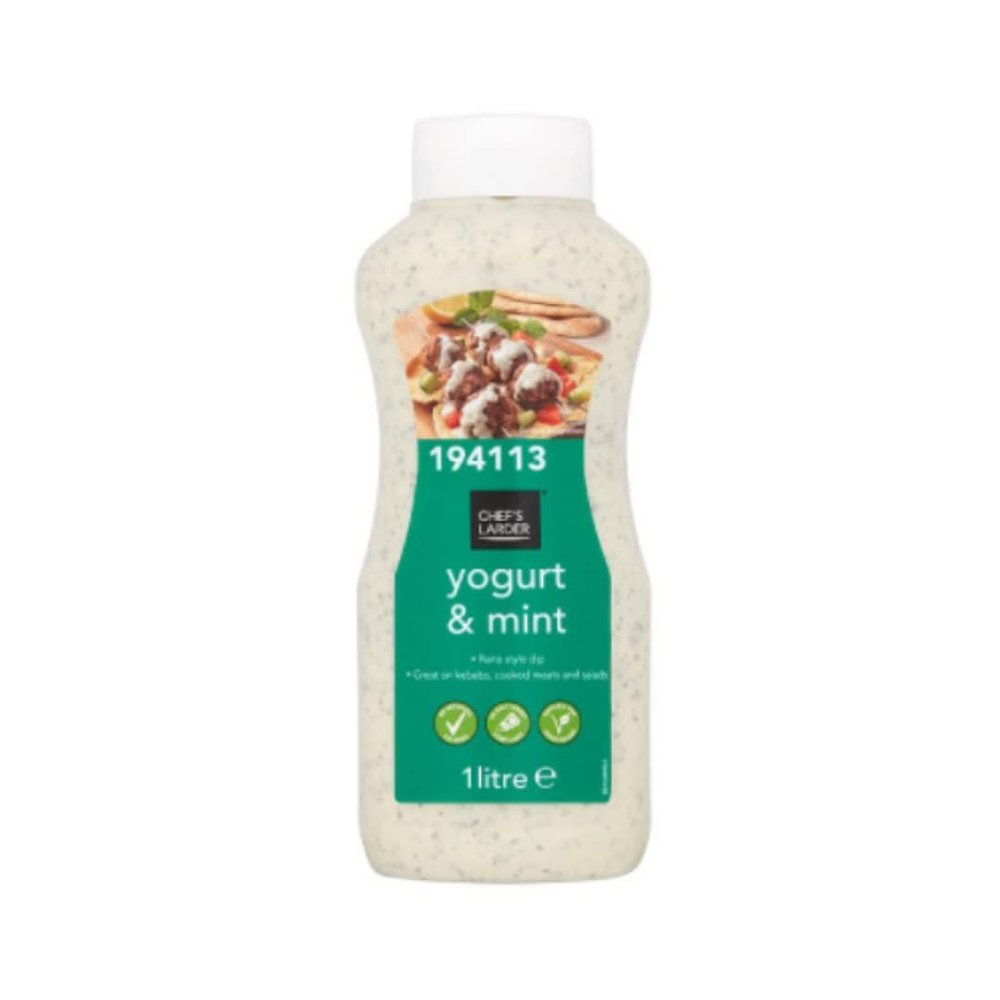 Chef's Larder Yogurt & Mint Dressing 1 Litre x 6 case