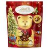 Lindt Teddy Christmas Milk Chocolate Crispy Bites Pouch  120g  Finest Milk Chocolate with Crispy Biscuit Centre  2025 Festive Treat view 1