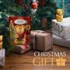 Lindt Teddy Christmas Milk Chocolate Crispy Bites Pouch  120g  Finest Milk Chocolate with Crispy Biscuit Centre  2025 Festive Treat view 4