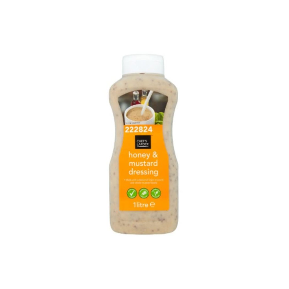 Chef's Larder Honey & Mustard Dressing 1 Litre x 6 case