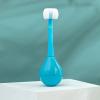 lamphle Baby Toothbrush Lovely Oral Care Tool Novelty Cute Tumbler Infant Toothbrush for Bathroom Blue view 2